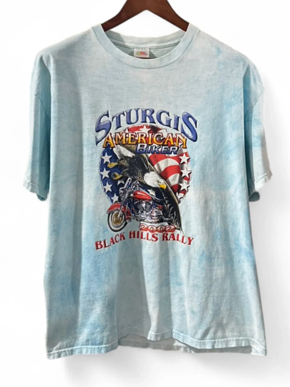 VTG 2002 Sturgis Black Hills Rally Graphic T-Shirt Size Men’s 2XL